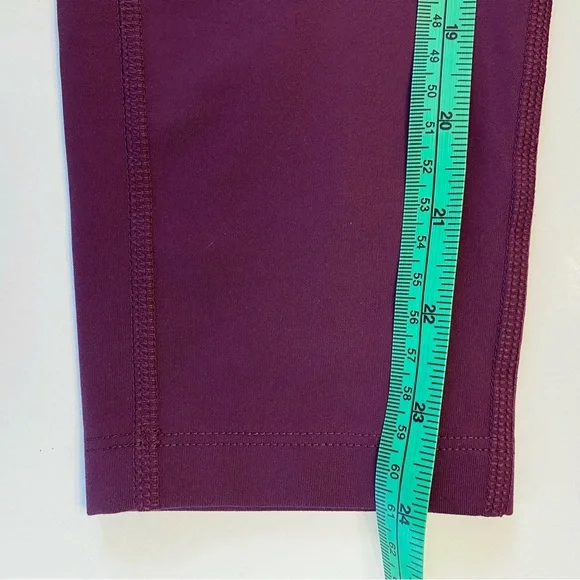 Girlfriend Collective Plum Compressive High Rise Legging Medium Purple Tights - Picture 15 of 16